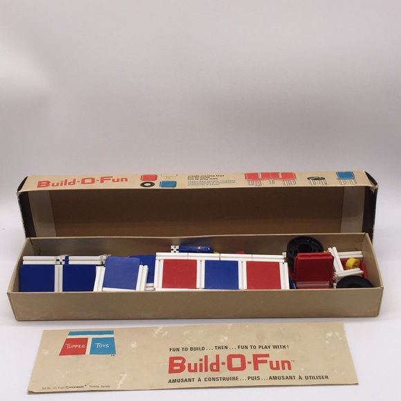 Tupper Toys Build-O-Fun Building Set 101 Tupperware Vintage 1965 - Picture 8 of 13